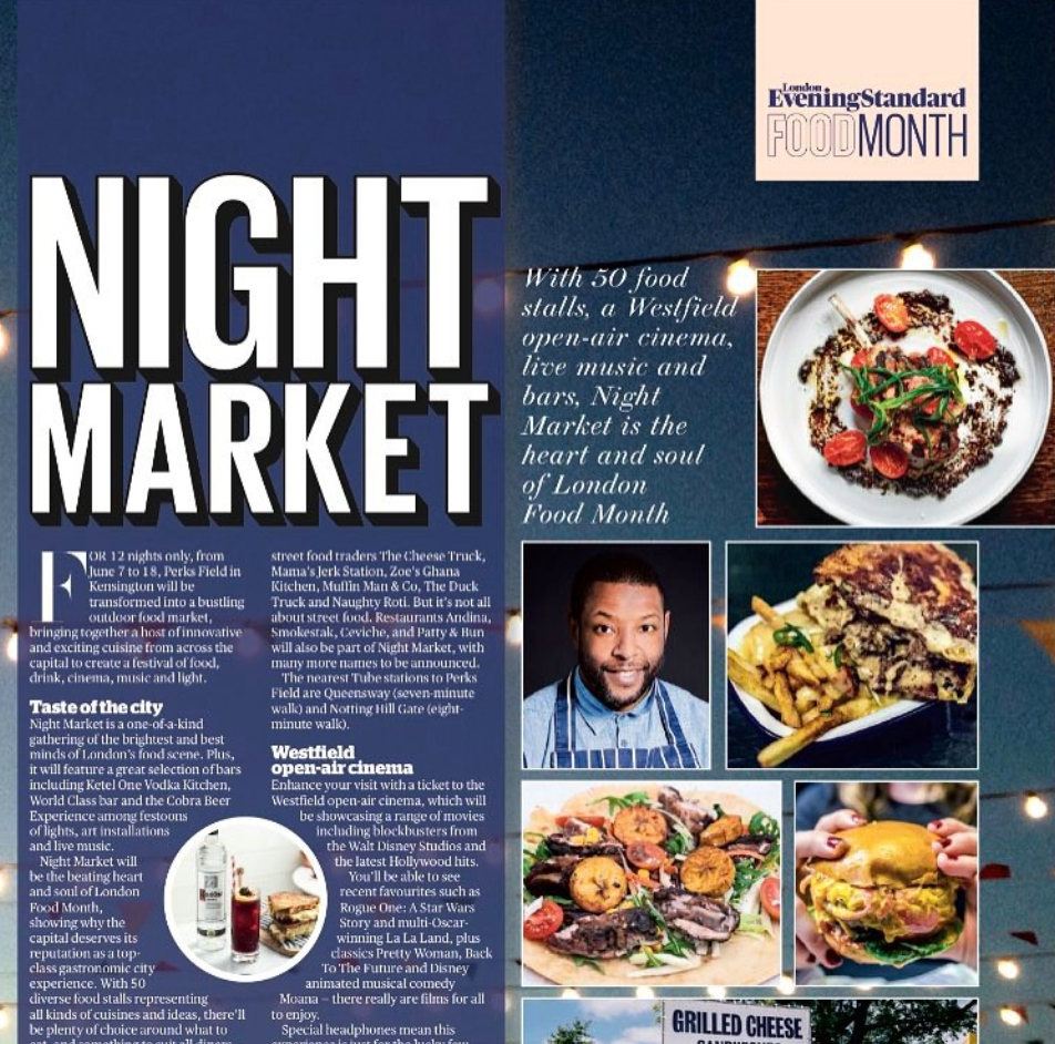 Featured in Evening Standard